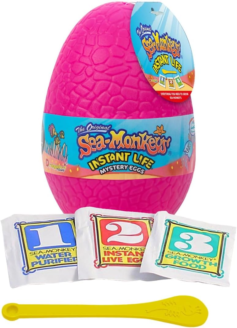 Sea-Monkeys? Egg Instant Life - World-s Only Instant Pets? - Assorted Colors - Ages 6+ (Pack of 1) - Image 2