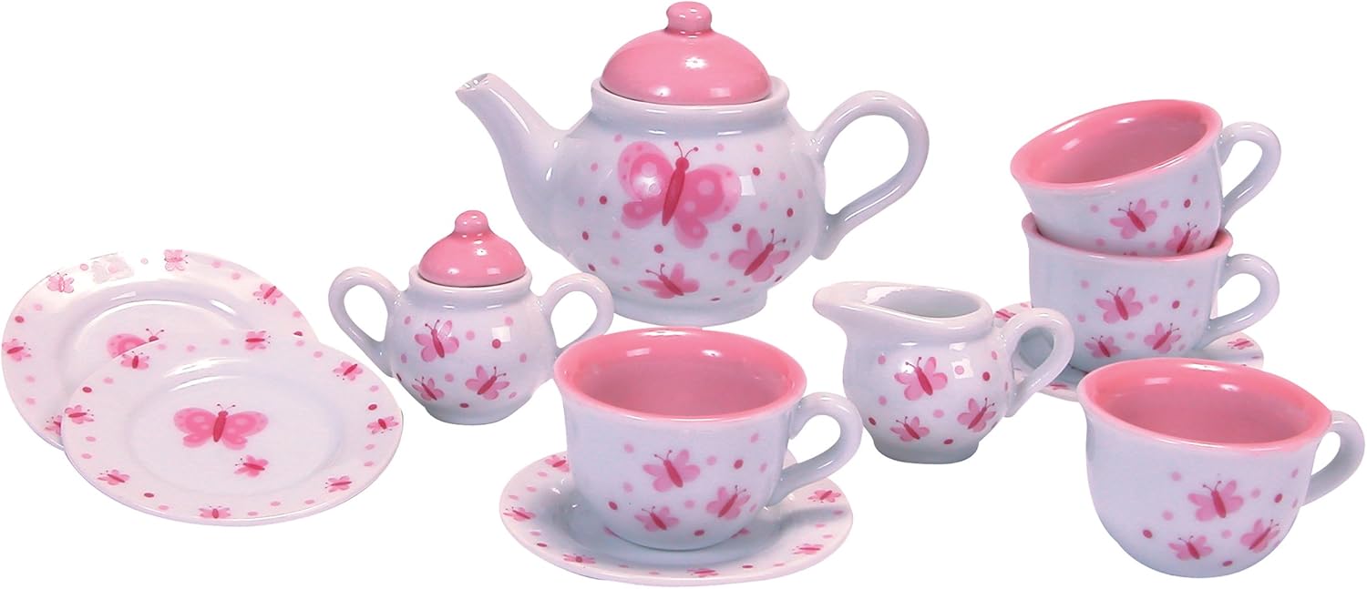 Schylling Butterfly Porcelain Tea Set