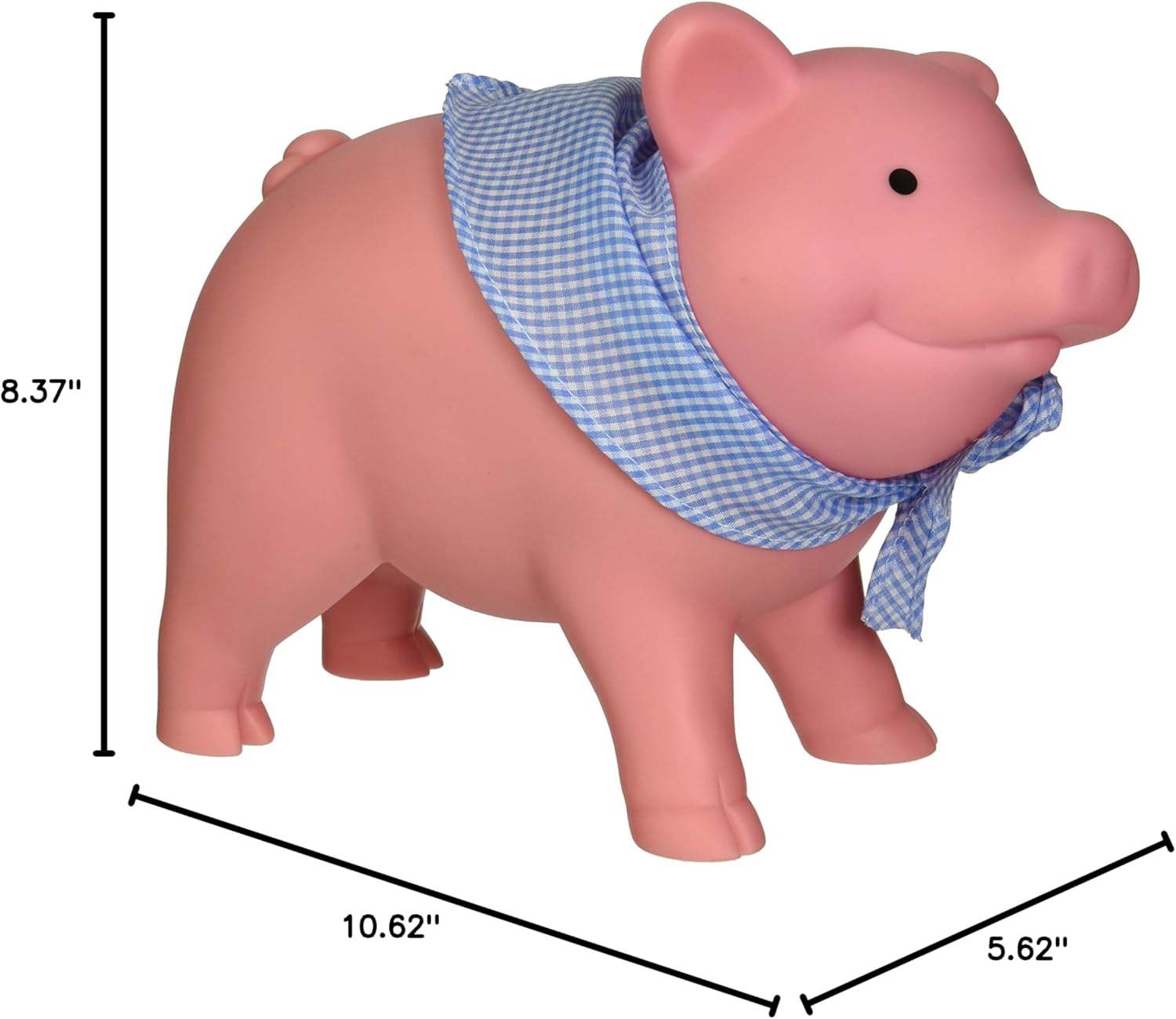 Schylling Rubber Piggy Bank Pink. 1 EA - Image 3
